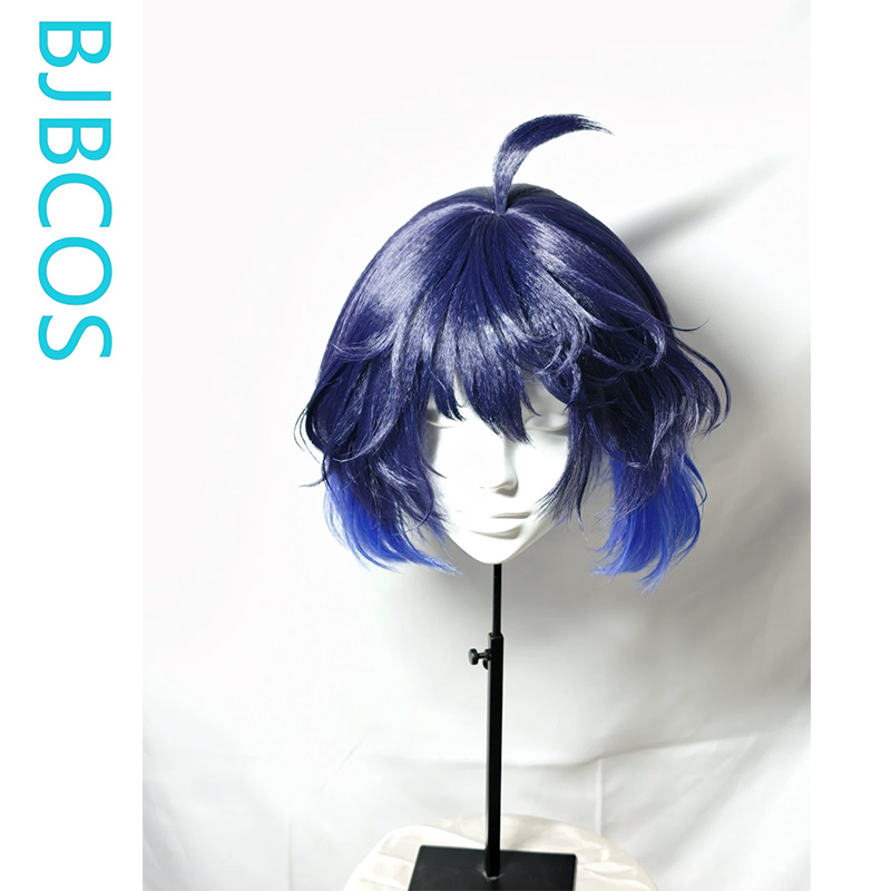 Anime Cosplay Blue Hair - [Peluca con estilo] Peluca de cosplay