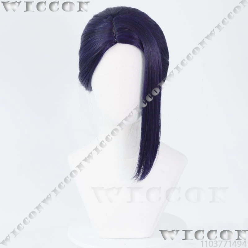 Anime Cosplay Blue Hair - x;3,f6'b7\g,Caitlyn Kiramman Arance S2 Peluca Azul
