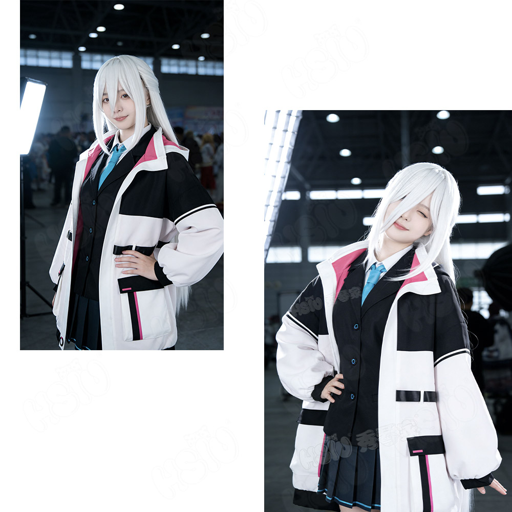 Anime Cosplay Blue Hair - Disfraz de Cosplay de Blue Archive