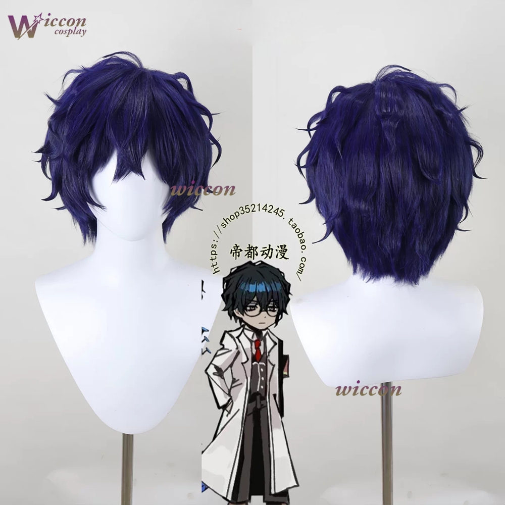 Anime Cosplay Blue Hair - Disfraz de cosplay de Hohenheim, personaje