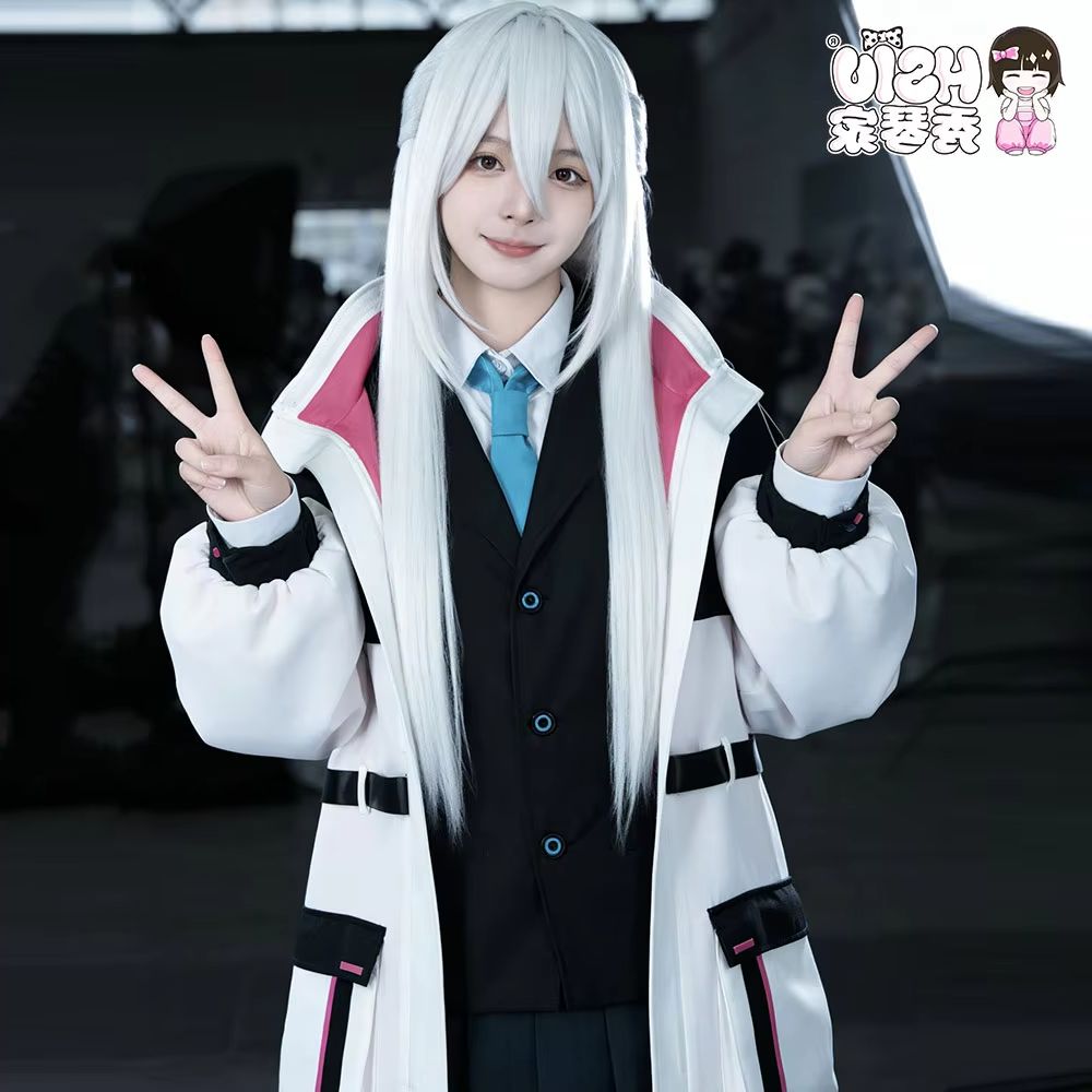 Disfraz de Cosplay de Blue Arc - Anime Cosplay Blue Hair reseña y precio