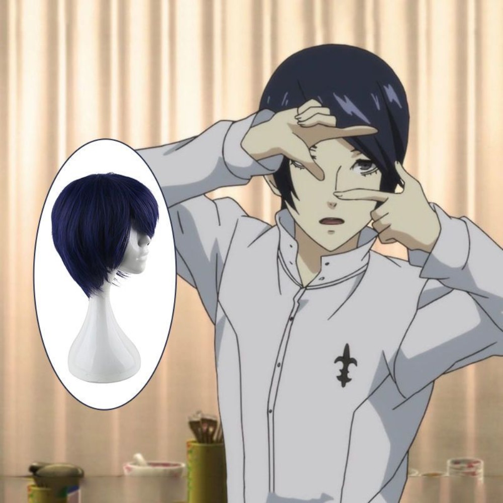 Peluca de Cosplay de Persona 5 - Anime Cosplay Blue Hair reseña y precio