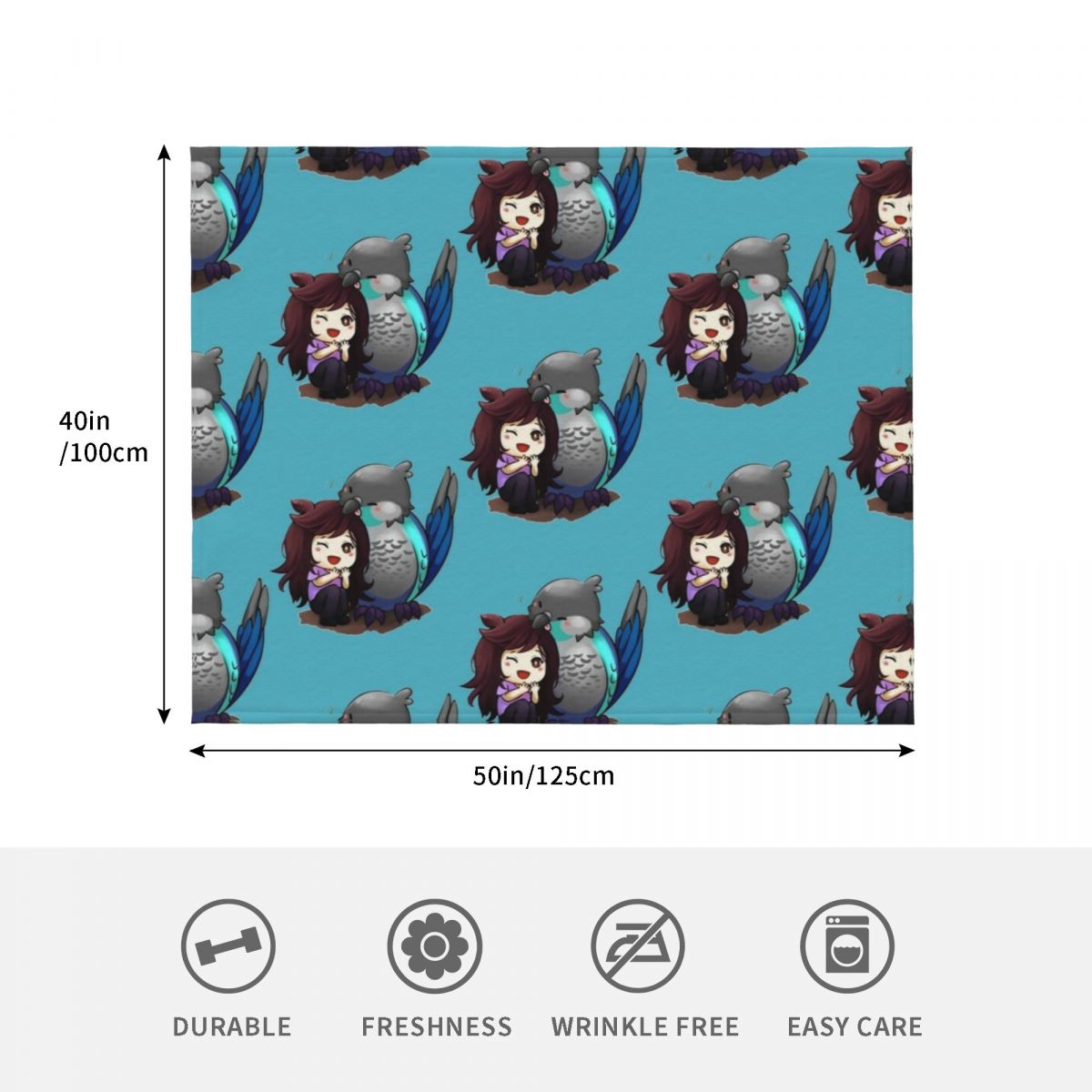 Manta decorativa con motivos d - Anime Cosplay Idea reseña y precio